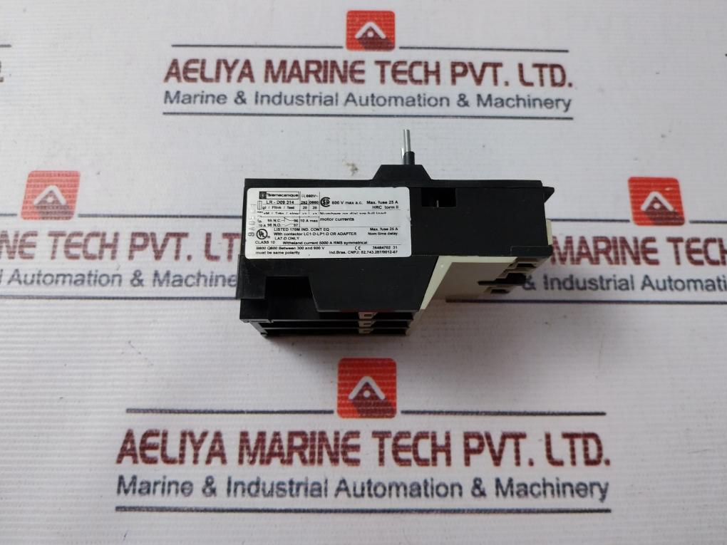 Telemecanique Lr1-d09314 Overload Relay 02513