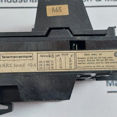 Telemecanique Lr1-d12 Overload Relay 600V
