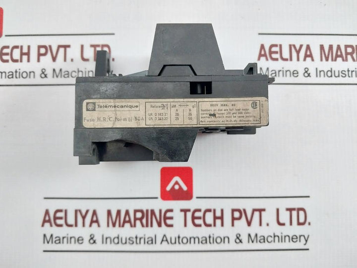 Telemecanique Lr1-d16 Overload Relay 50A Lr. D 163 21, 600V 60W 332 066-e