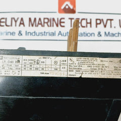 Telemecanique Lr1-d40 355 Thermal Overload Relay 660V~