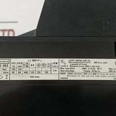 Telemecanique Lr1-d80363 Thermal Overload Relay 63-80A 10A B600 Q600 364857-c