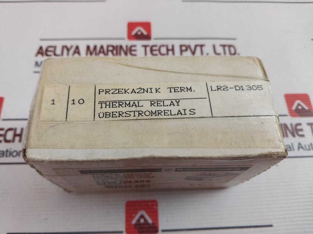 Telemecanique Lr2 D1305 Thermal Overload Relay Class 10A 600Vac