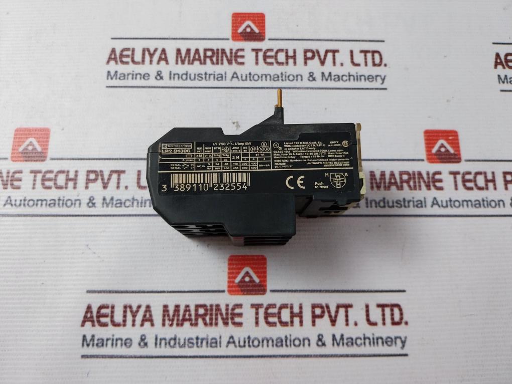 Telemecanique Lr2 D1306 Thermal Overload Relay