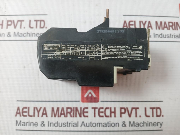 Telemecanique Lr2 D1307 Thermal Overload Relay Lc1 D/Lp1 D 1,6-2,5A B600 R300