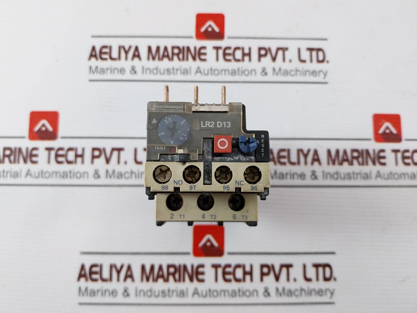 Telemecanique Lr2 D1308 Thermal Overload Relay 2.5-4A Uimp 6Kv