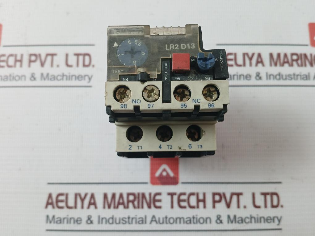 Telemecanique Lr2 D1312 Thermal Overload Relay 5.5–8 Amps 380V / 600V A.C. Max