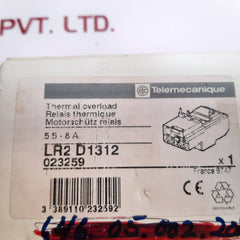 Telemecanique Lr2 D1312 Thermal Overload Relay 5a 600 V