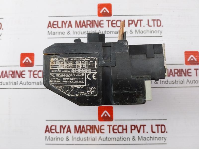 Telemecanique Lr2 D3357 Thermal Overload Relay For Motor 600Vac Max 03777850151