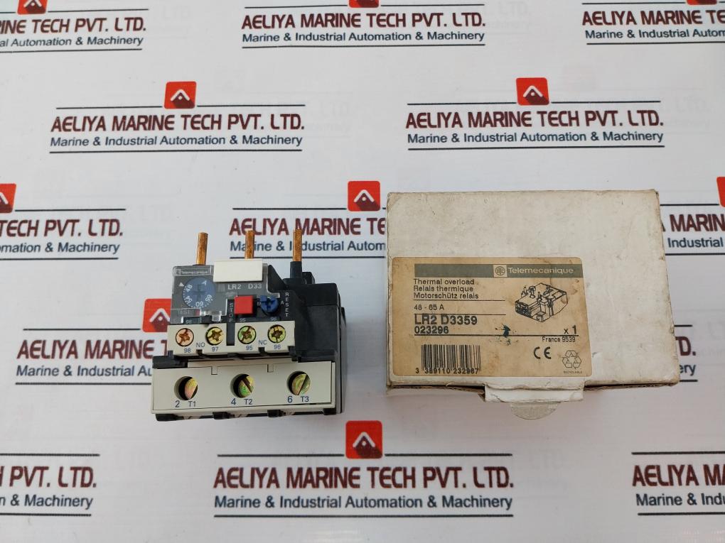 Telemecanique Lr2 D3359 Thermal Overload Relay 5A 1000V~