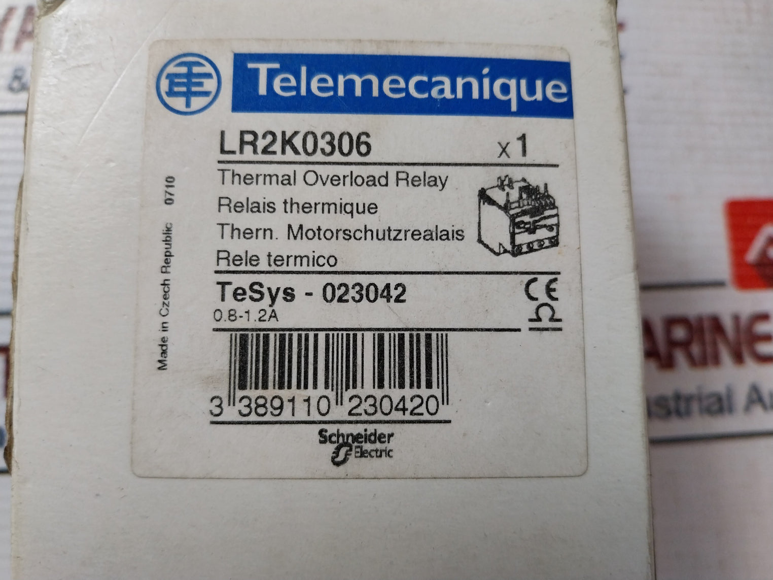 Telemecanique/Schneider Electric Lr2K0306 Thermal Overload Relay 690V 5A