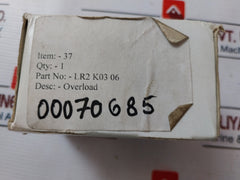 Telemecanique/Schneider Electric Lr2K0306 Thermal Overload Relay 690V 5A