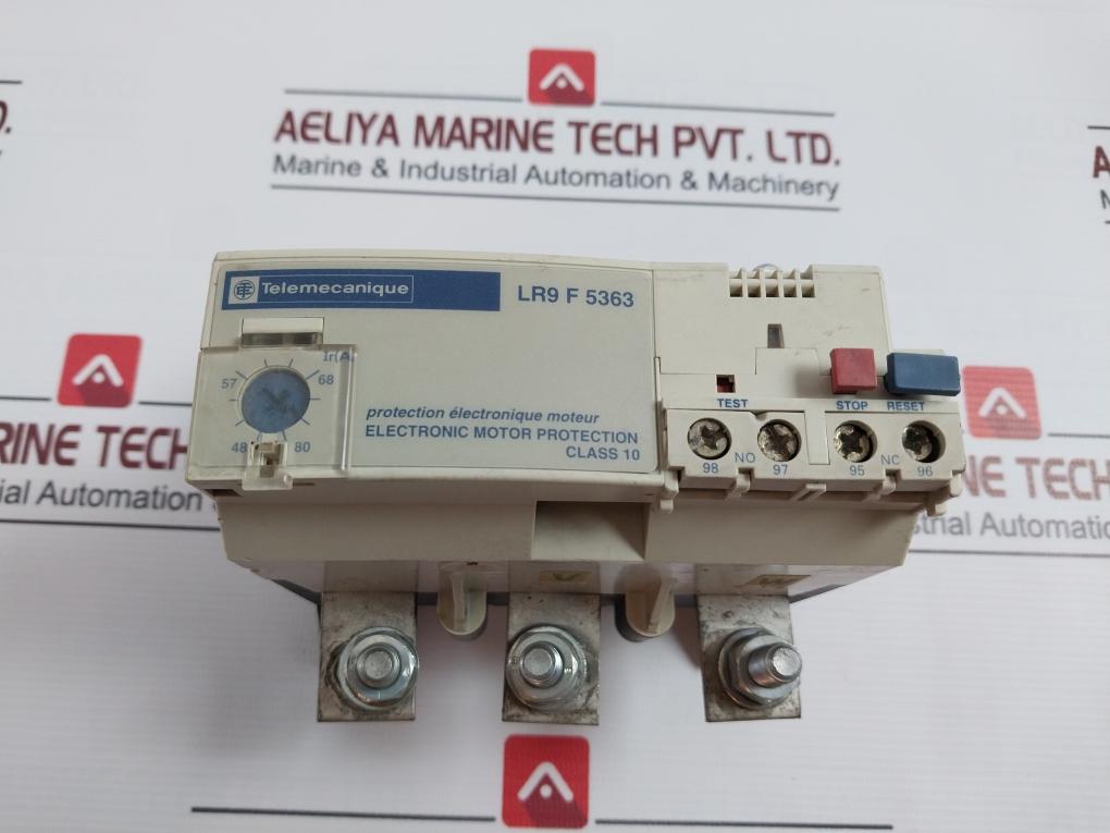 Telemecanique Lr9 F 5363 Motor Protection Overload Relay 48–80A 50–60 Hz