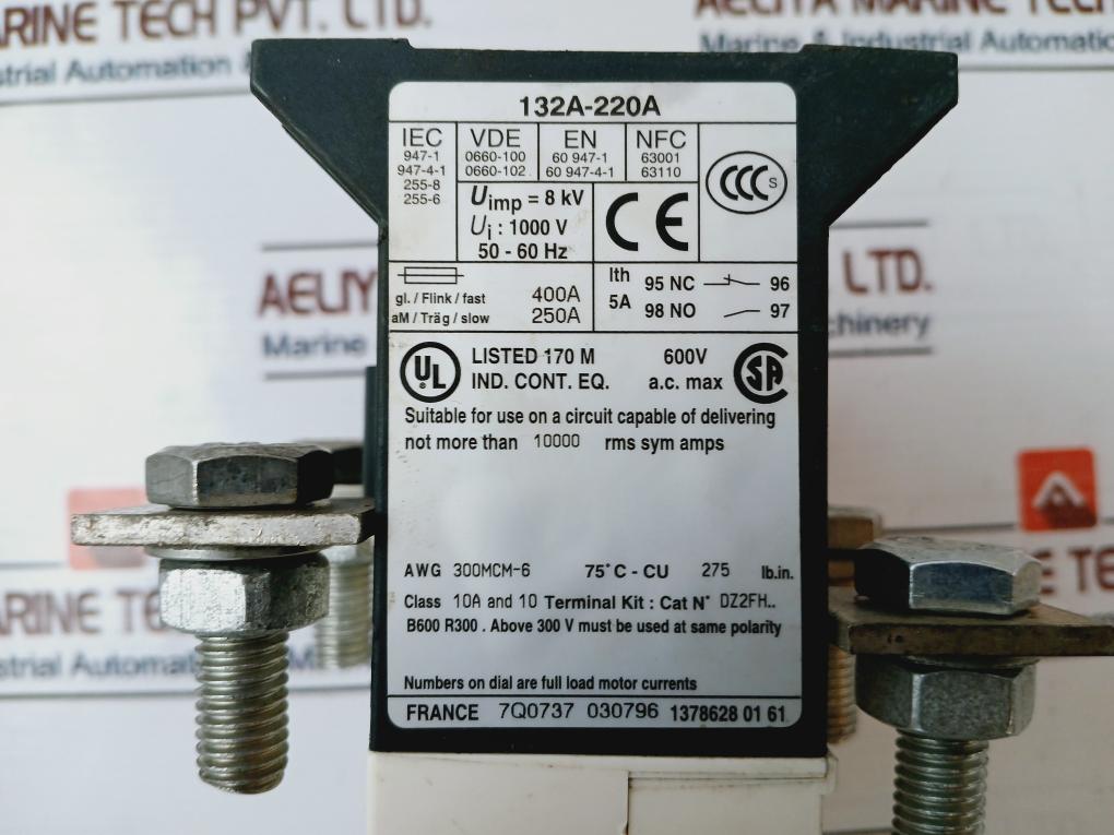 Telemecanique Lr9 F 5371 Solid State Overload Relay