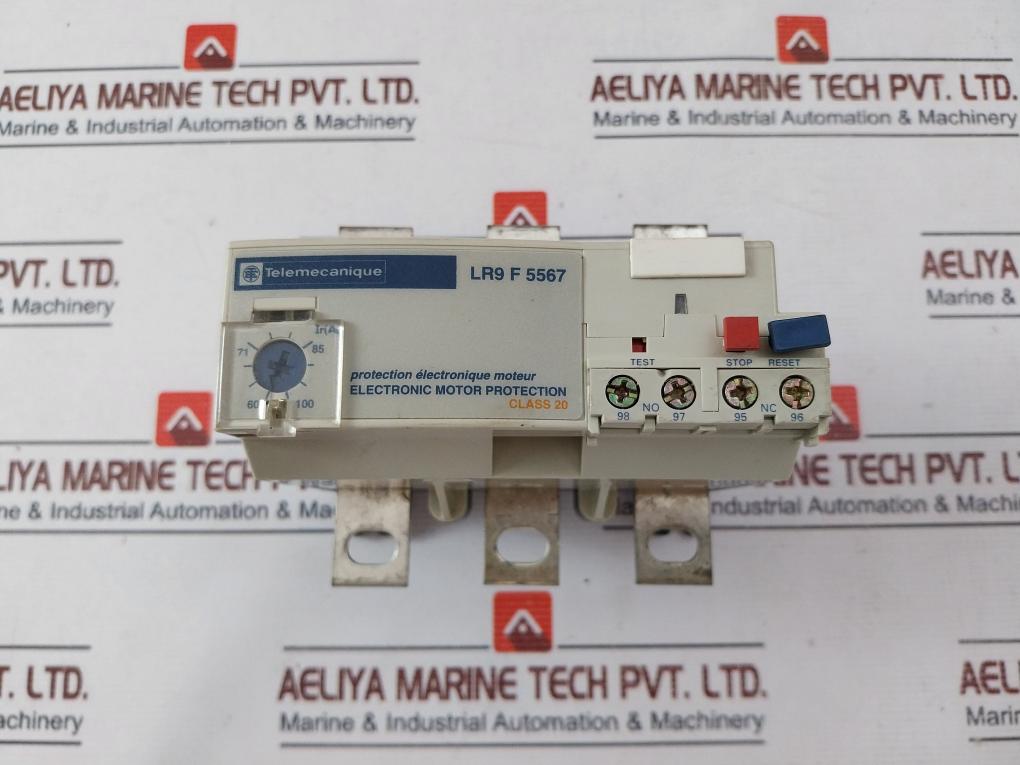 Telemecanique Lr9 F 5567 Electronic Motor Protection 60-100A 50-60Hz