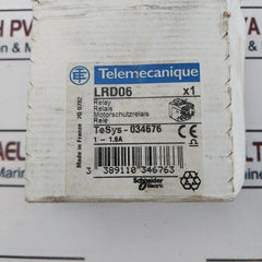 Telemecanique Lrd 06 Thermal Overload Relay 1-1.6A 690V~