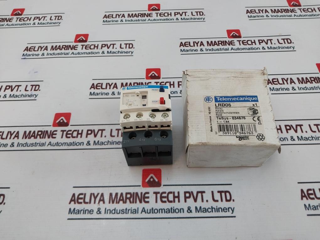 Telemecanique Lrd 06 Thermal Overload Relay 1-1.6A 690V~