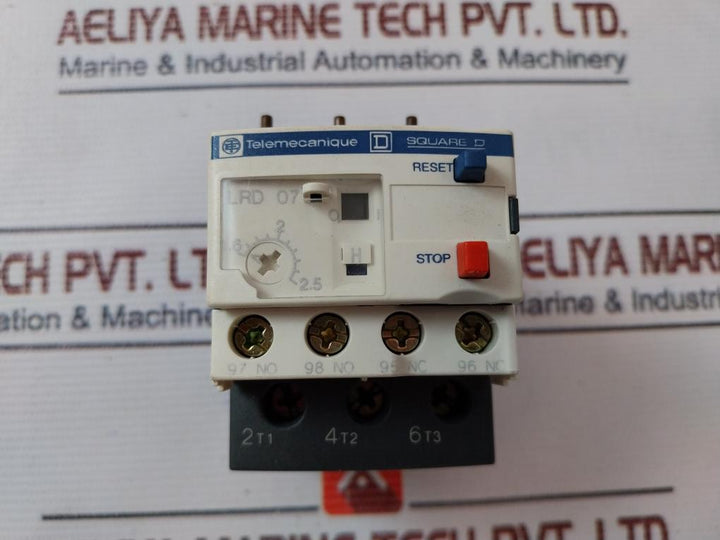 Telemecanique Lrd 07 Overload Relay 1.6-2.5A Class 10