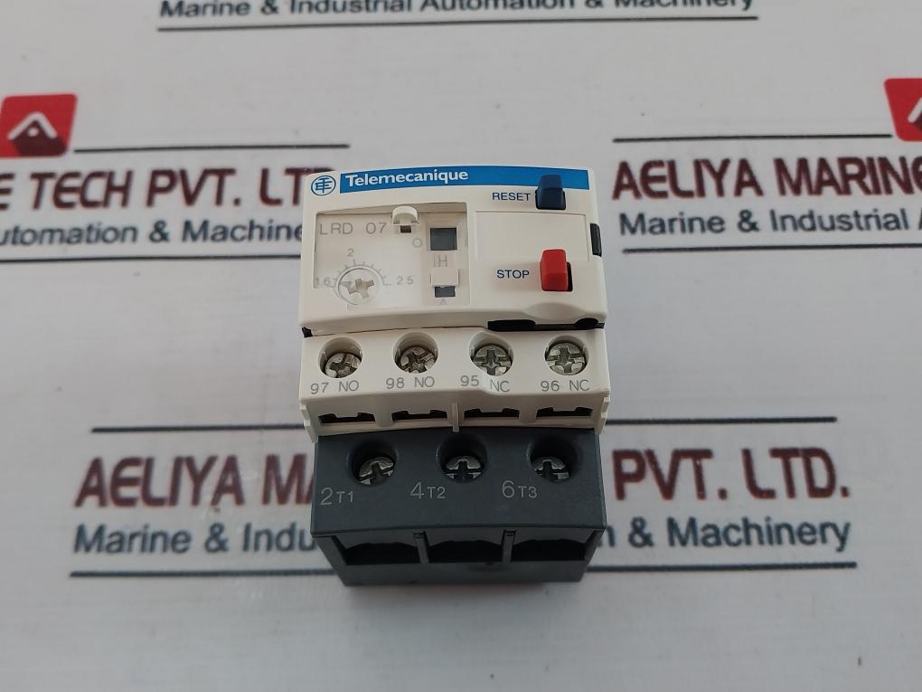 Telemecanique Lrd 07 Thermal Overload Relay 1.6-2.5A 690V~