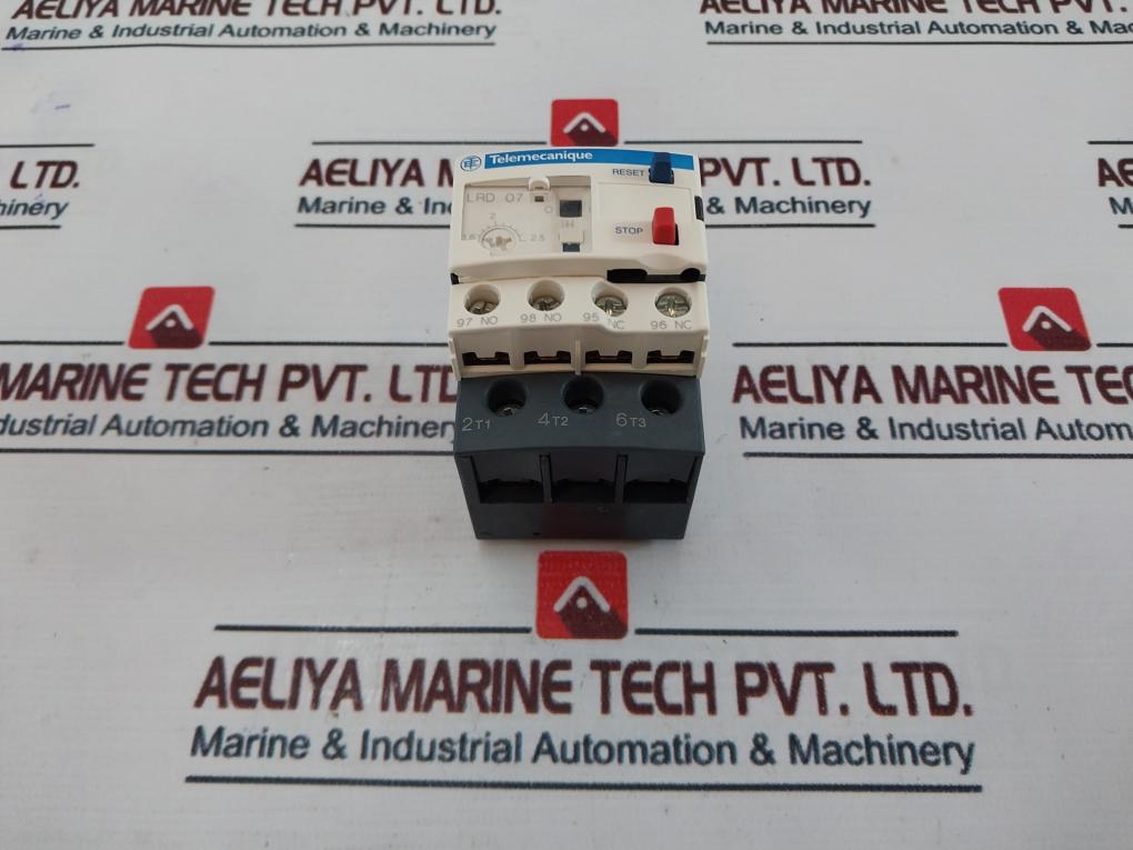 Telemecanique Lrd 07 Thermal Overload Relay 1.6-2.5A 690V~