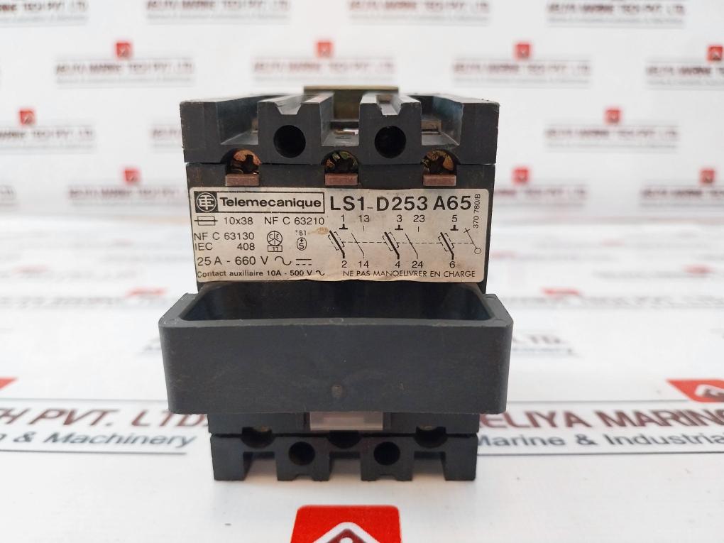 Telemecanique Ls1-d253 A65 Fuse Holder 10A-500V