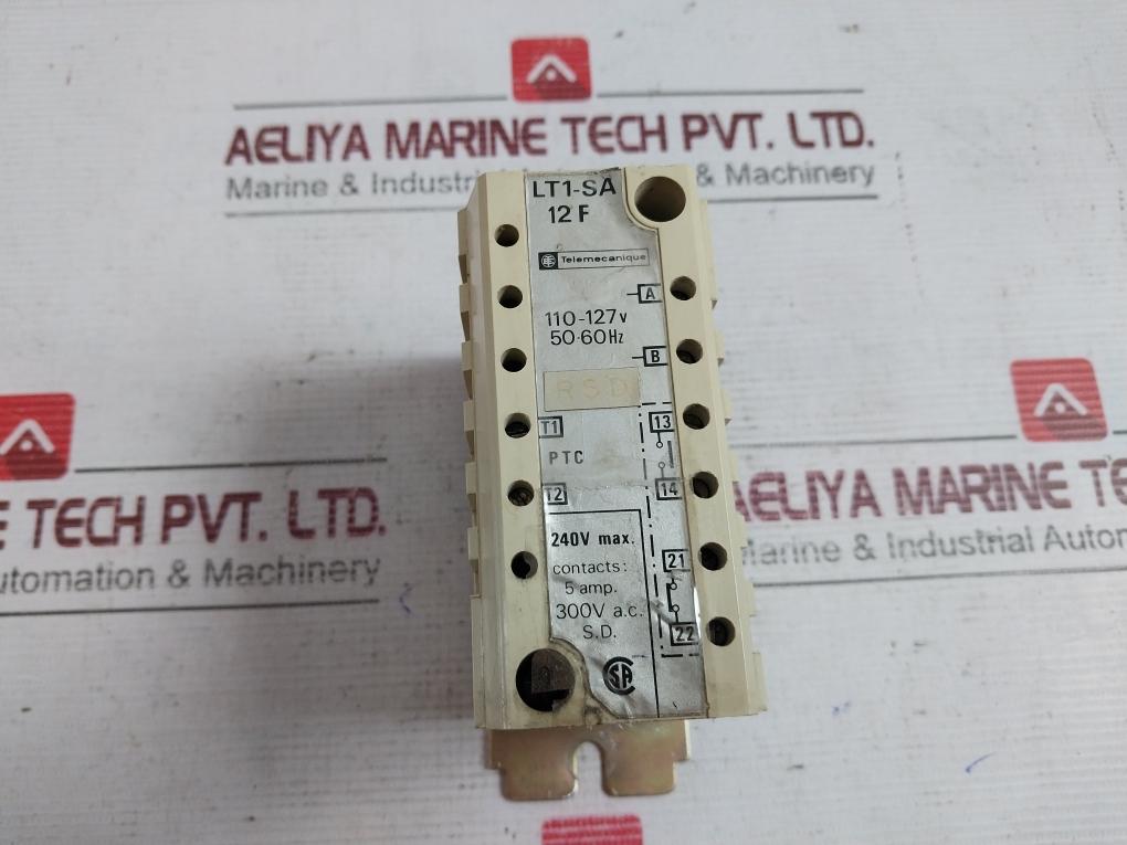 Telemecanique Lt1-sa 12F Relay 110-127V 50-60Hz 240V