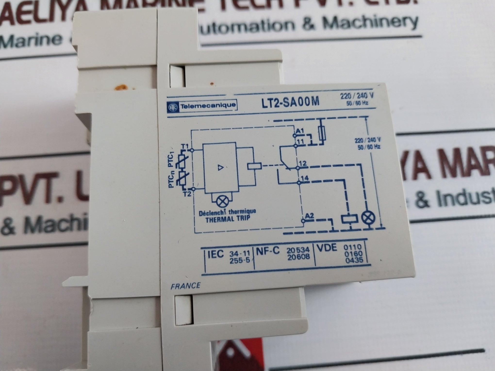 Telemecanique Lt2-sa00M Thermistor Protection Relay 220/240V 50/60Hz 368162 B