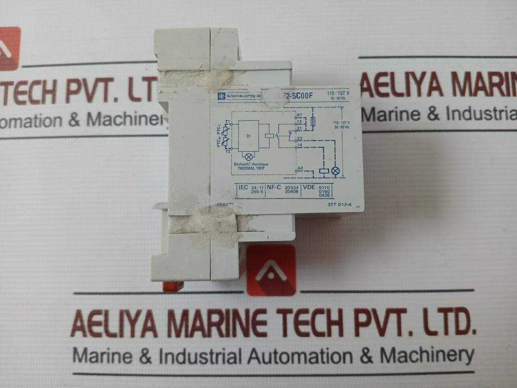 Telemecanique Lt2-sc00F Thermal Tripping Relay 110/127V 50/60 Hz