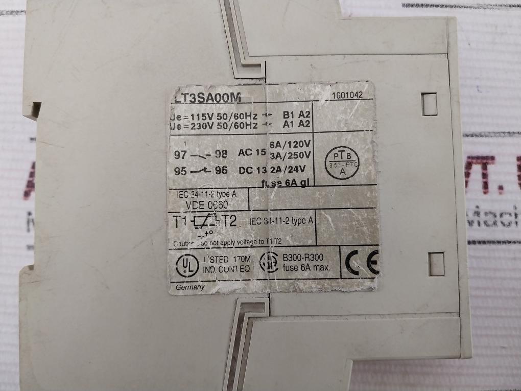 Telemecanique Lt3Sa00M Thermistor Protection Relay 115V 50/60Hz