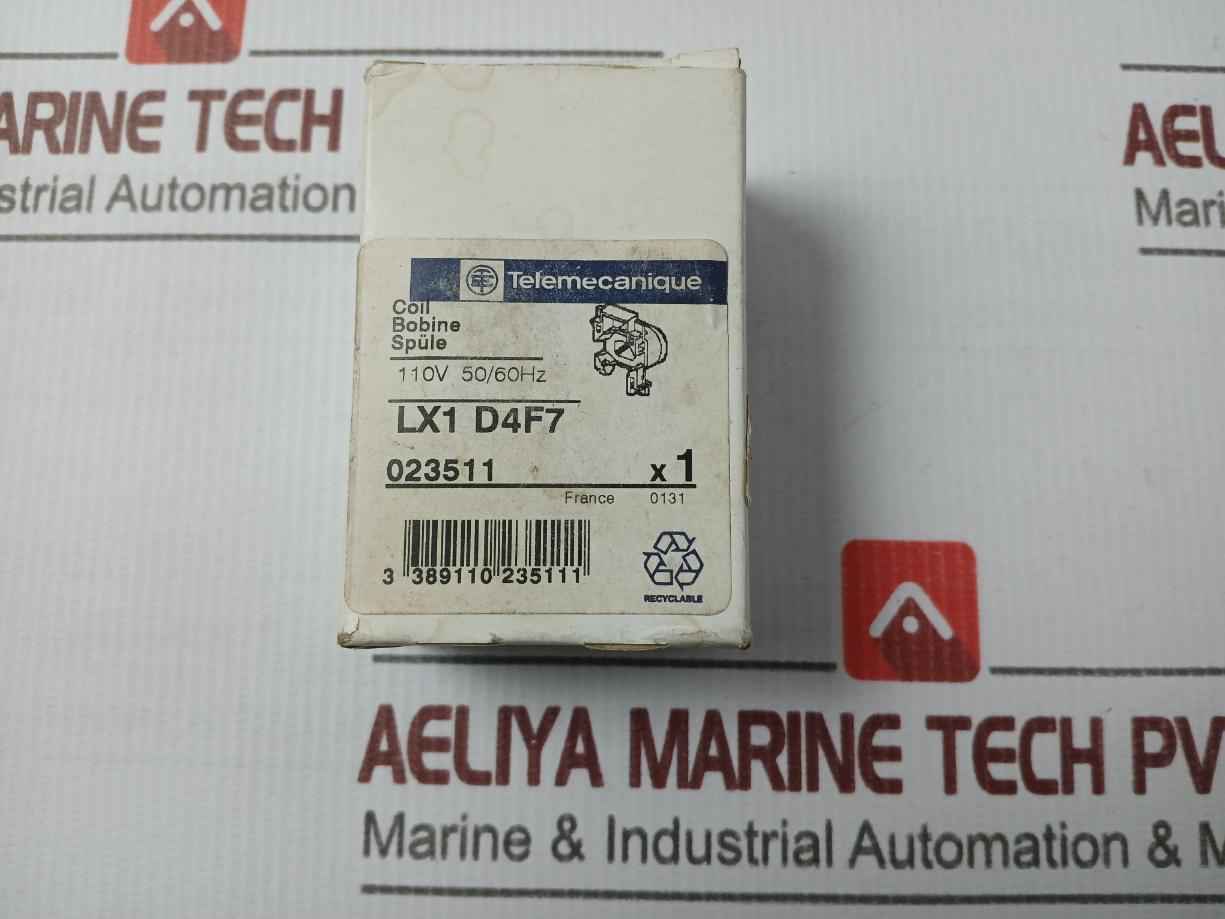 Telemecanique Lx1 D4F7 Contactor Coil 110V 50/60Hz