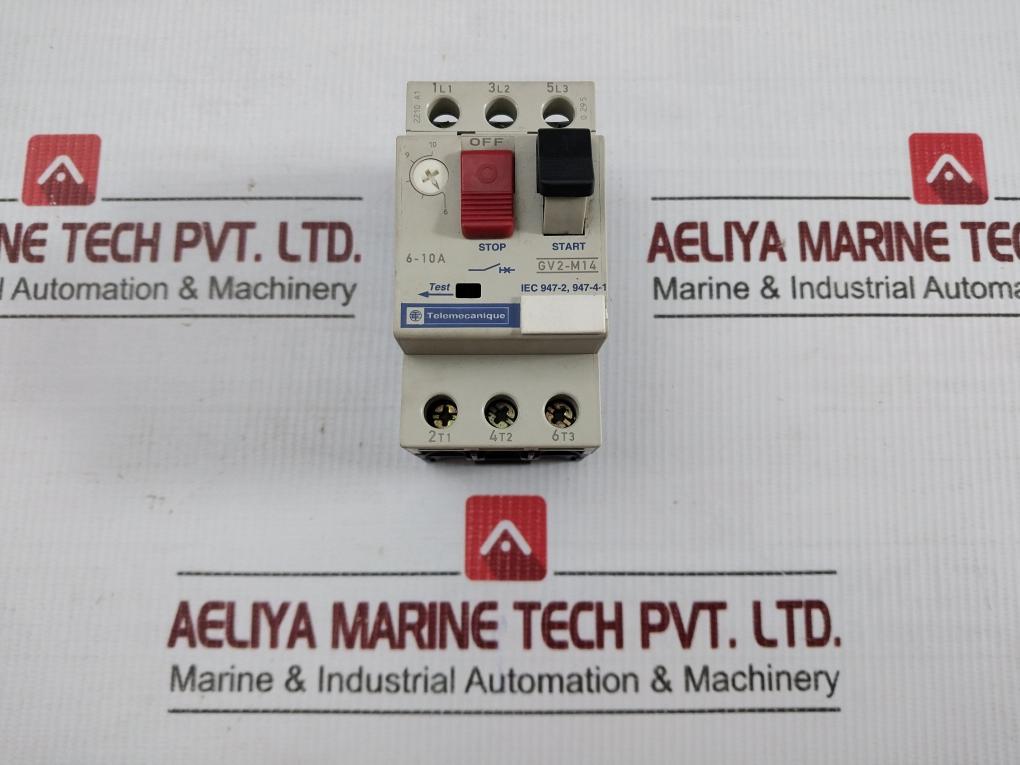 Telemecanique Motor Protection Circuit Breaker 20Lb.In Gv2-m14