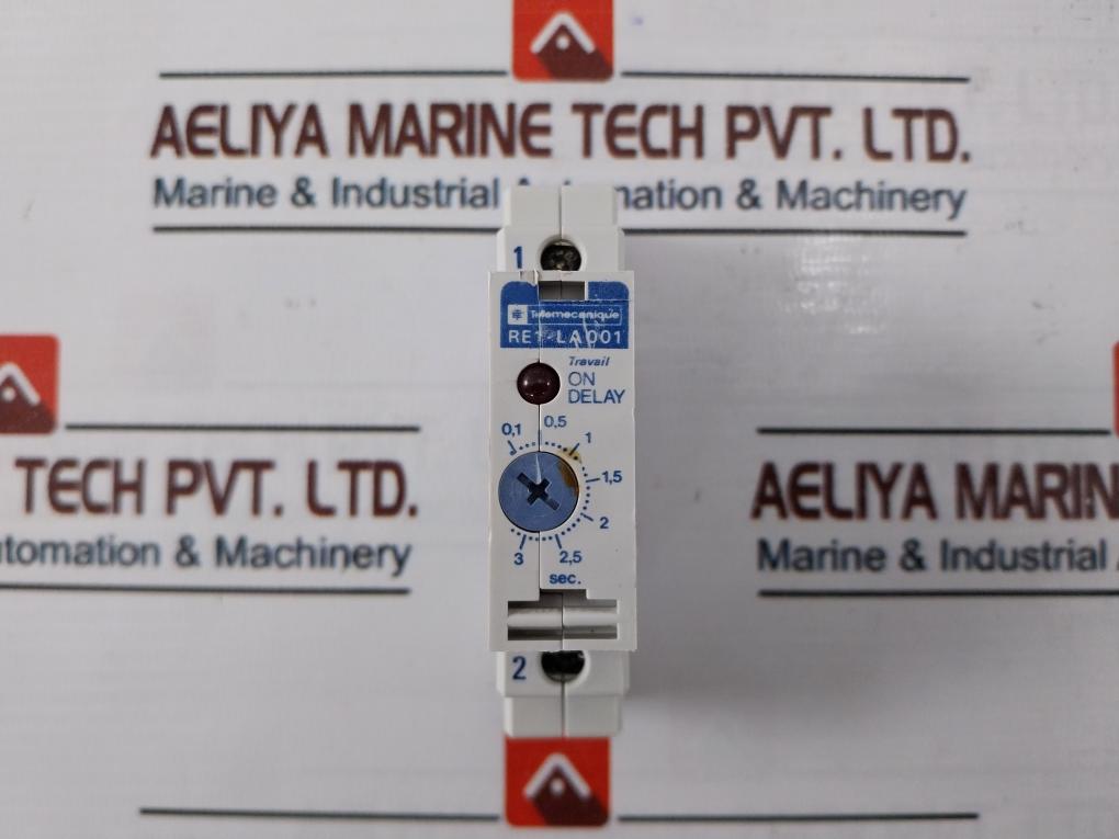 Telemecanique Re1-la001 Electronic Timer Travail On Delay 0.7A 240V Ac/Dc