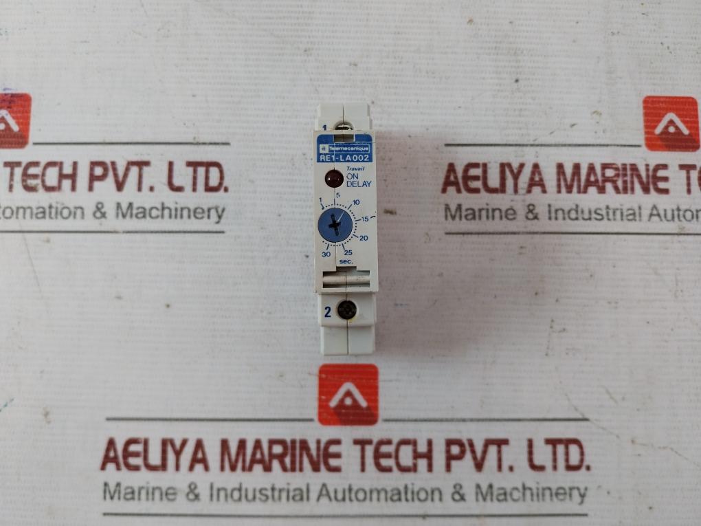 Telemecanique Re1-la002 Time Delay Relay 1–30S 24–240V Ac/Dc 0.7A