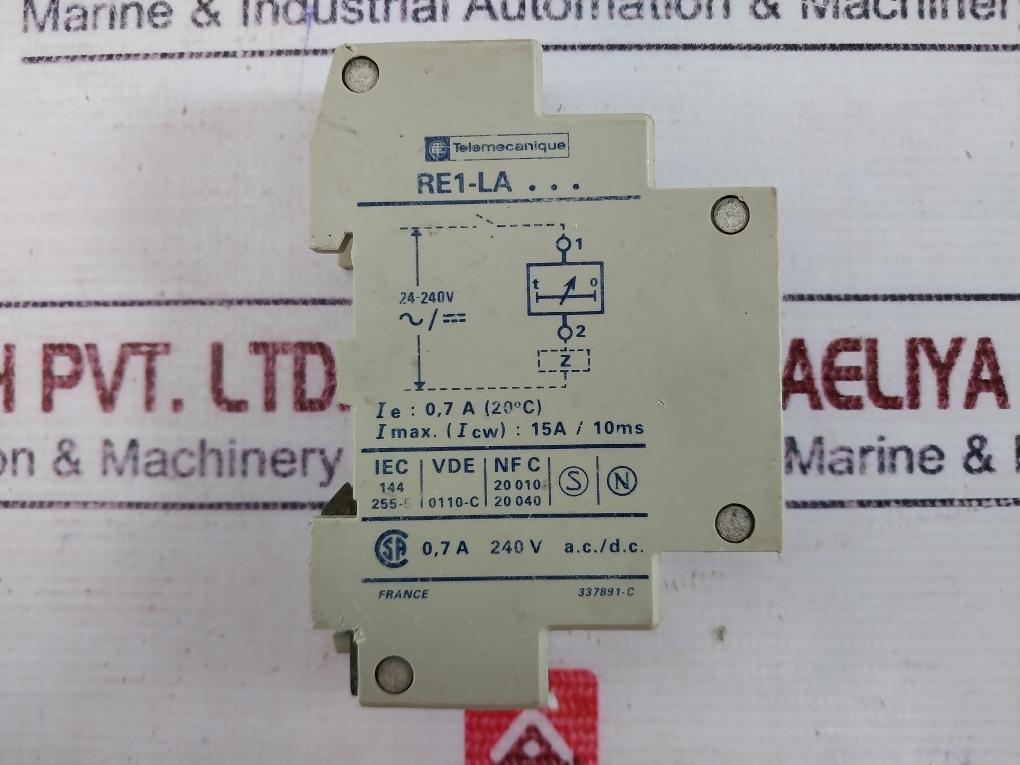 Telemecanique Re1-la002 Time Delay Relay 24-240v 0,7a 0-30 Sec