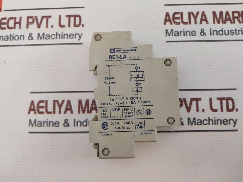 Telemecanique Re1 – La 001 Travail On Delay Timer 0,1–3Sec