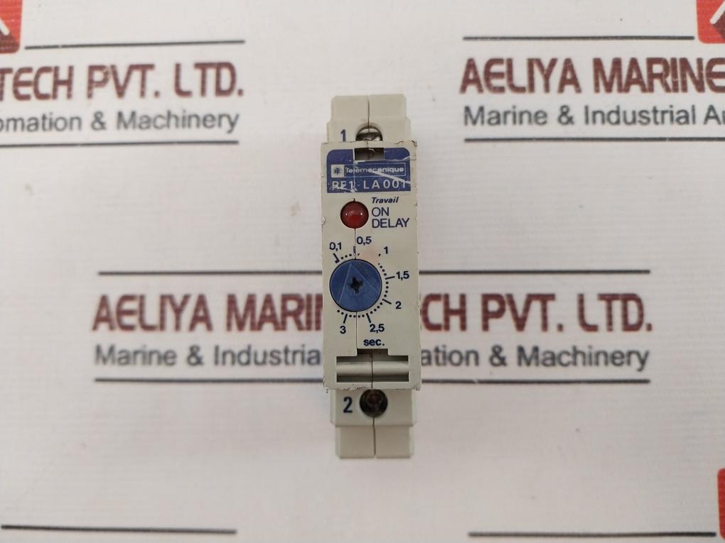 Telemecanique Re1 – La 001 Travail On Delay Timer 0,1–3Sec
