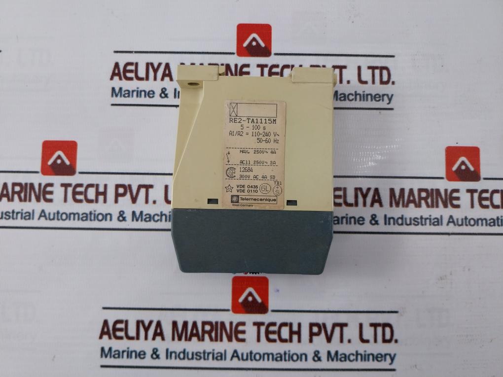 Telemecanique Re2-ta1115M Time Delay Relay 5-100S