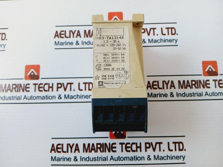 Telemecanique Re3-ta1314M Time Delay Relay 1.5-30S 50/60Hz