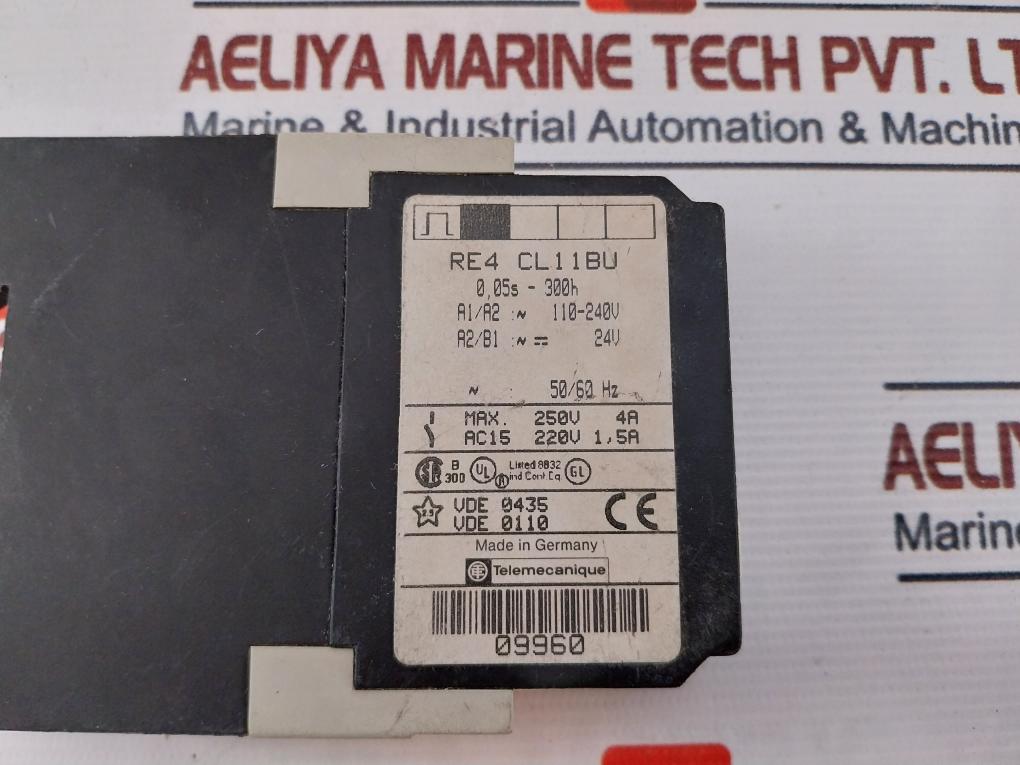 Telemecanique Re4 Cl11Bu Timing Relay 0,05S-300H