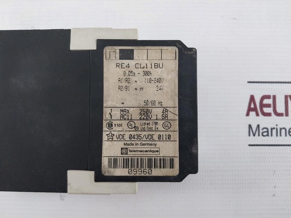 Telemecanique Re4 Cl11Bu Timing Relay Ac11 220V 1,5A