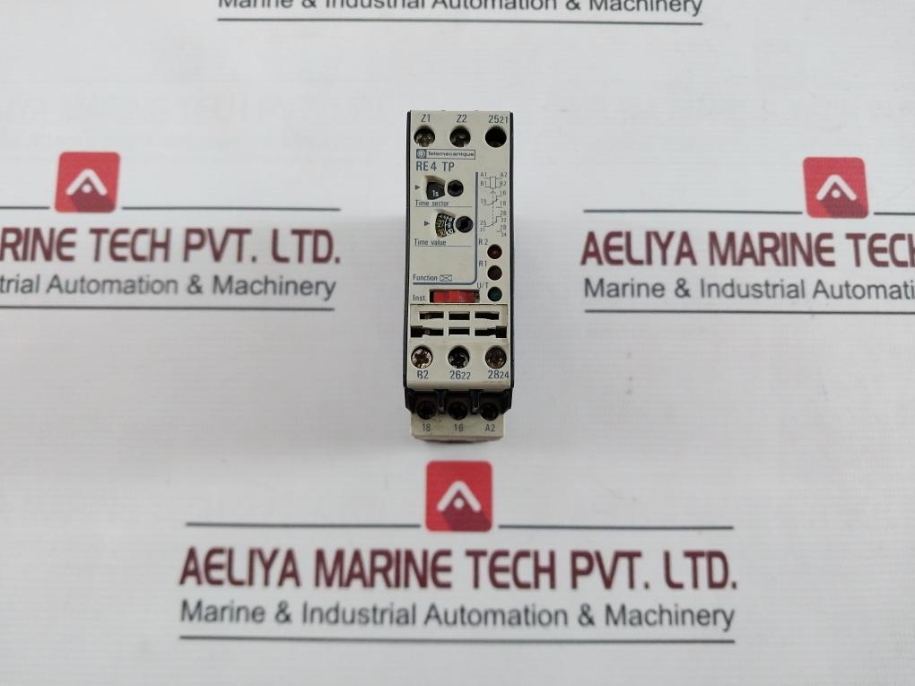Telemecanique Re4 Tp13Bu Time Delay Relay Max. 250V 4A