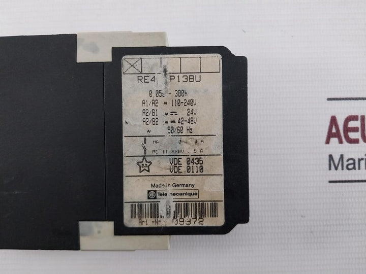 Telemecanique Re4 Tp13Bu Time Delay Relay Max. 250V 4A