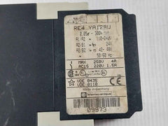 Telemecanique Re4 Ya12Bu Electronic Timing Relay 50/60Hz 250V 4A