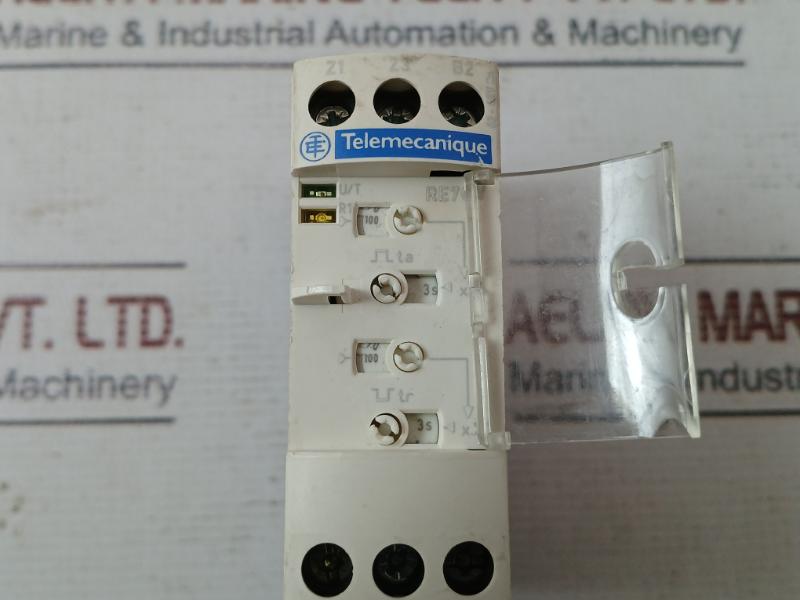 Telemecanique Re7Cv11Bu Time Relay 0.05S-300H 110-240V Ac 8B0905