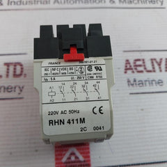 Telemecanique Rhn 411M Inst-relay Ith: 5A Ui: 250V , 220V Ac 50Hz