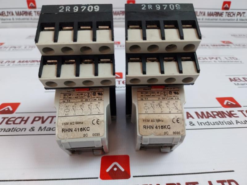 Telemecanique Rhn 416kc Relay 110v Ac 60hz 366781-01-21