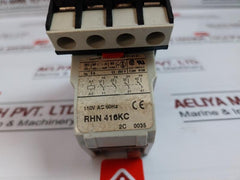 Telemecanique Rhn 416kc Relay 110v Ac 60hz 366781-01-21