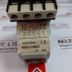 Telemecanique Rhn 416kc Relay 110v Ac 60hz 366781-01-21