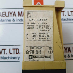 Telemecanique Rm2-pa11M Voltage Relay 50/60Hz