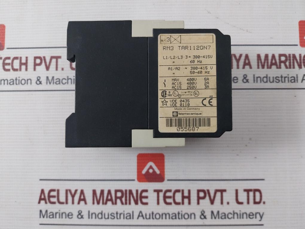 Telemecanique Rm3 Tar112Qn7 Time Delay Relay 50-60 Hz Ac15 400V 2A