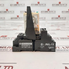 Telemecanique Rxm4ab2bd Miniature Plug-in Relay W/ Socket Rxze2m114 6a 250vac